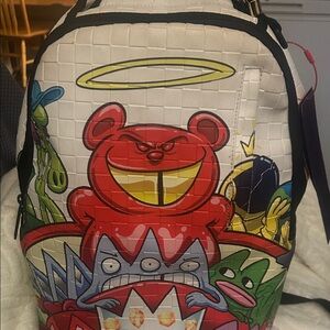 Sprayground Multicolor Cartoon Character Backpack